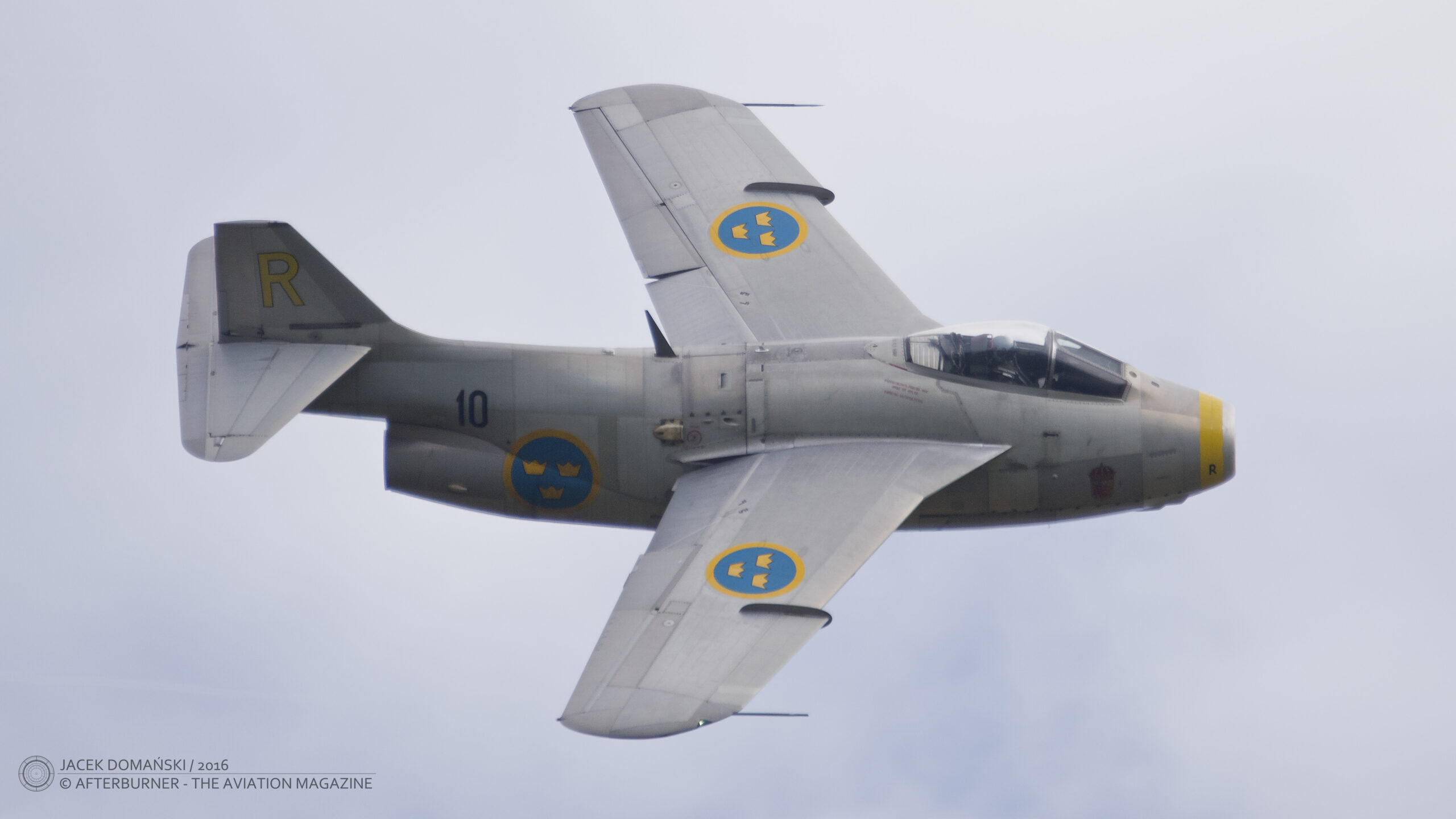 MiniWing Models 1/144 SAAB J-29F TUNNAN Swedish Jet Fighter