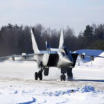Winter training flights at Khotilovo