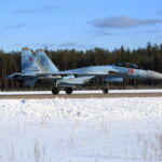 Winter training flights at Khotilovo
