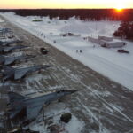 Winter training flights at Khotilovo