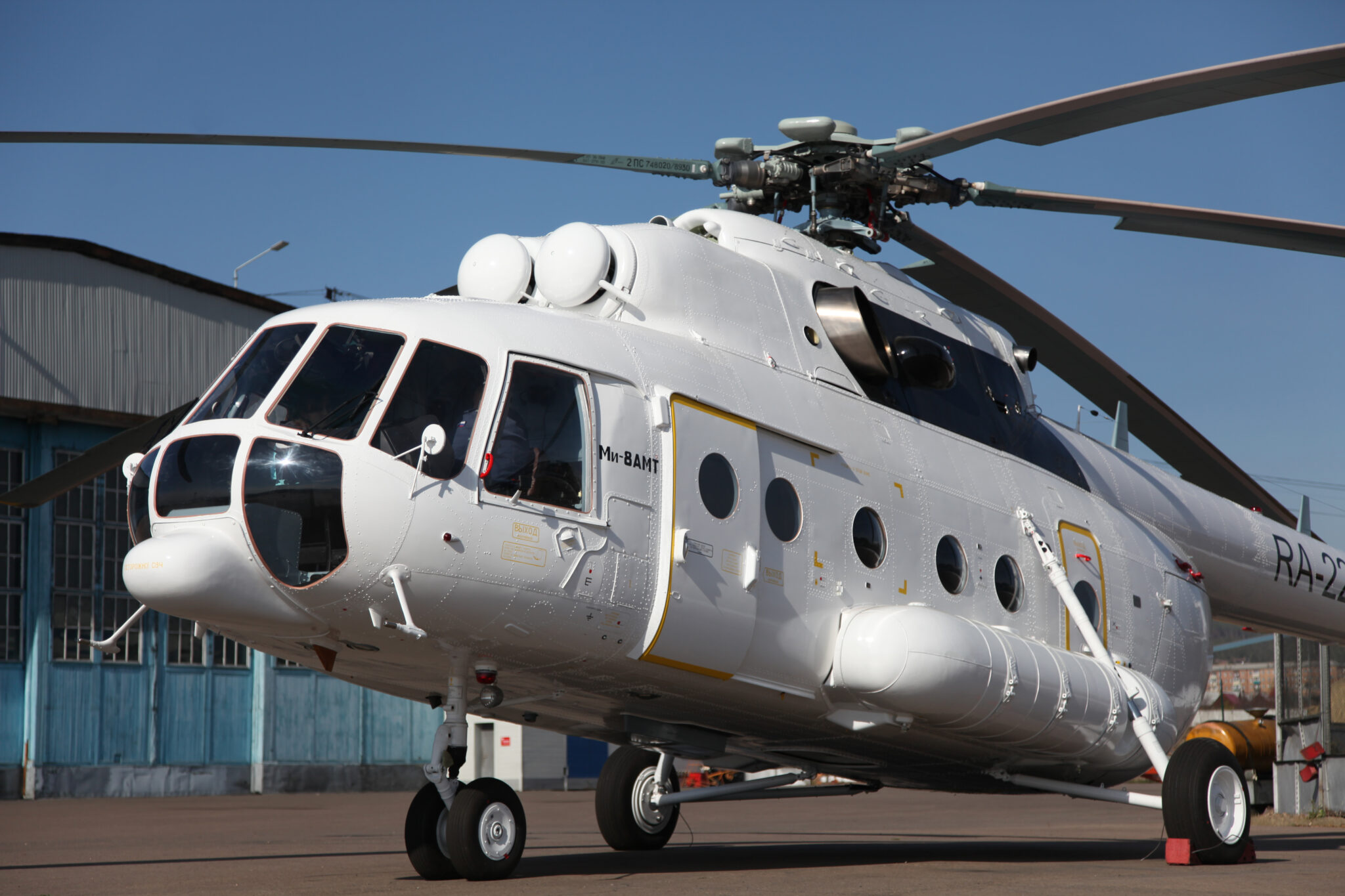 Mi-8AMT for severe climate of the Far East region