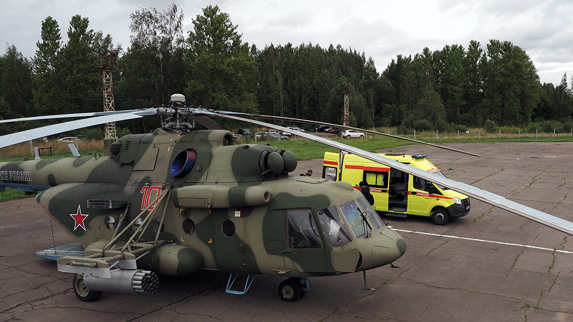 Close-up: Mi-8 medevac