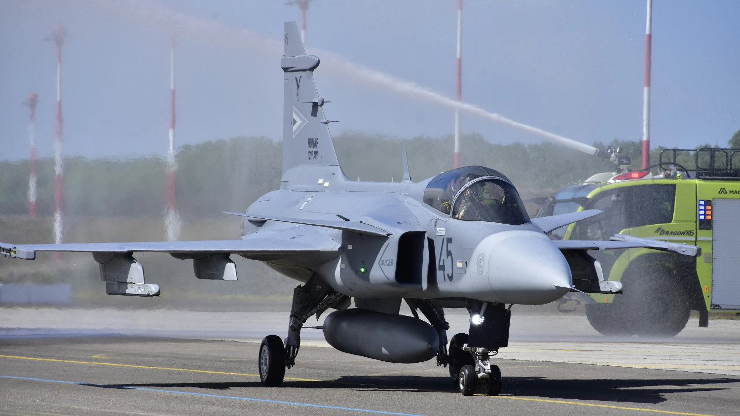 Hungarian Air Force receives two additional Gripen C fighters