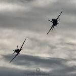 Heritage Flight formation - F-16 Fighting Falcon / Supermarine Spitfire XVIe